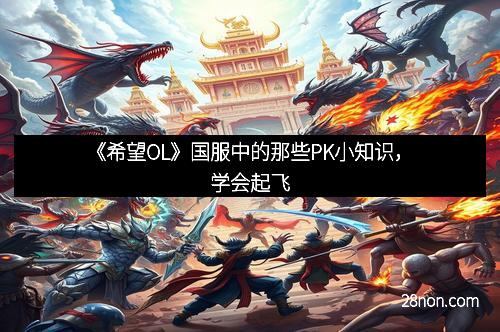 《希望OL》国服中的那些PK小知识，学会起飞